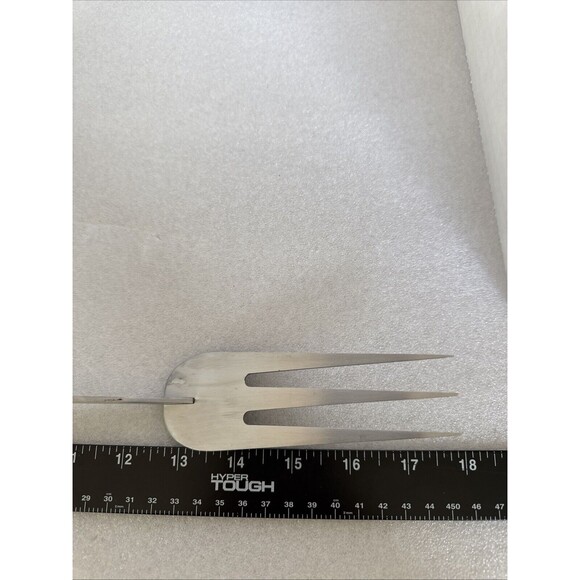 Charcoal Champion Folding Handle Fork Camping Or Grilling at Home Easy Storage - Picture 7 of 14